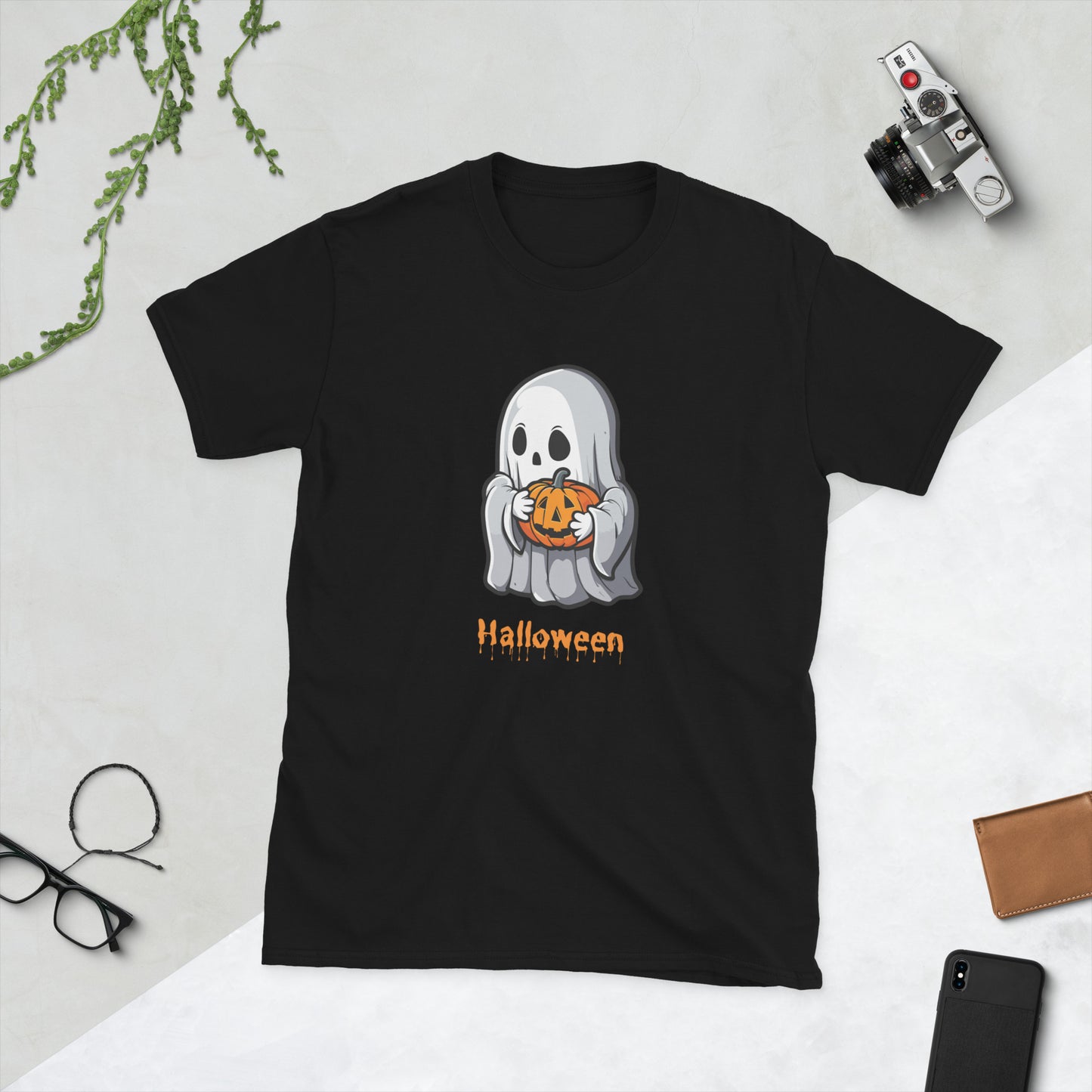 Halloween Ghost Short-Sleeve Unisex T-Shirt