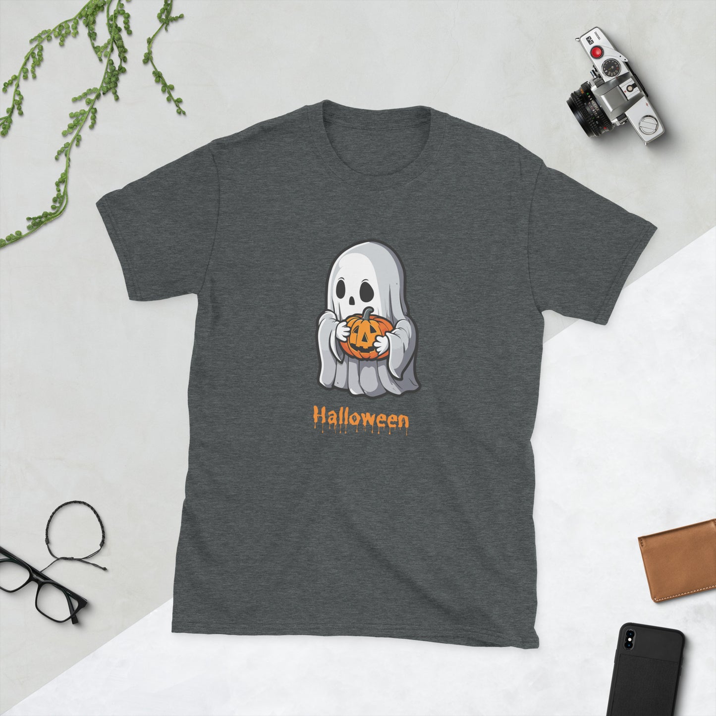 Halloween Ghost Short-Sleeve Unisex T-Shirt