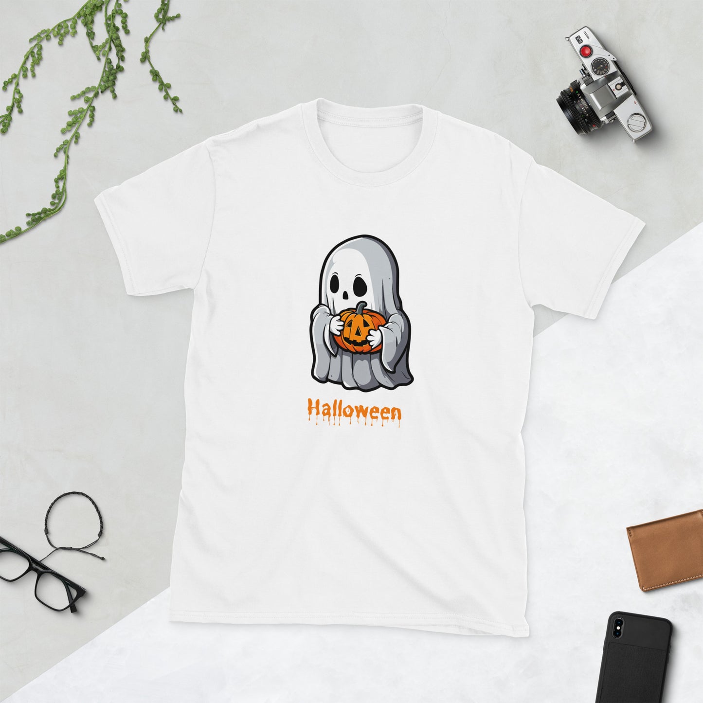 Halloween Ghost Short-Sleeve Unisex T-Shirt