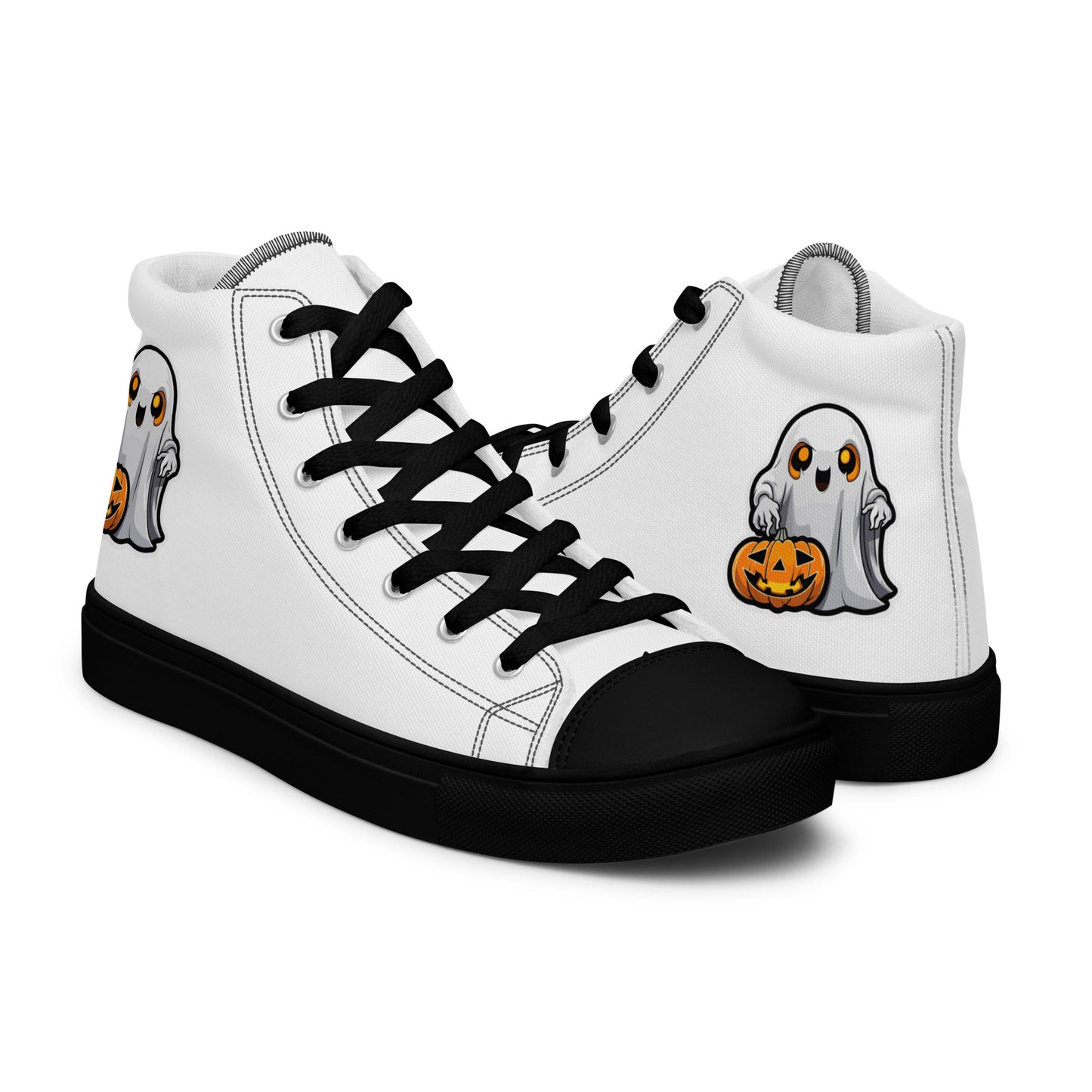 Halloween Women’s high top canvas shoes