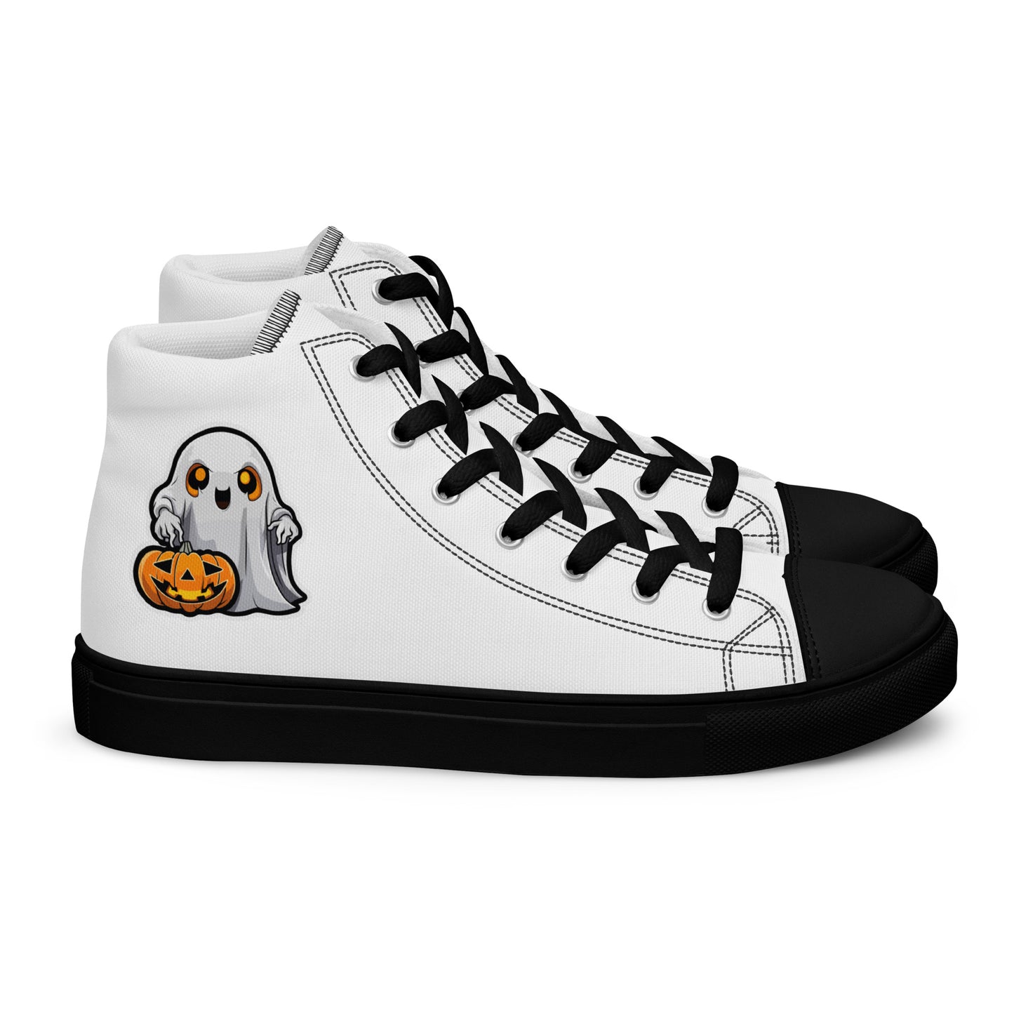 Halloween Women’s high top canvas shoes