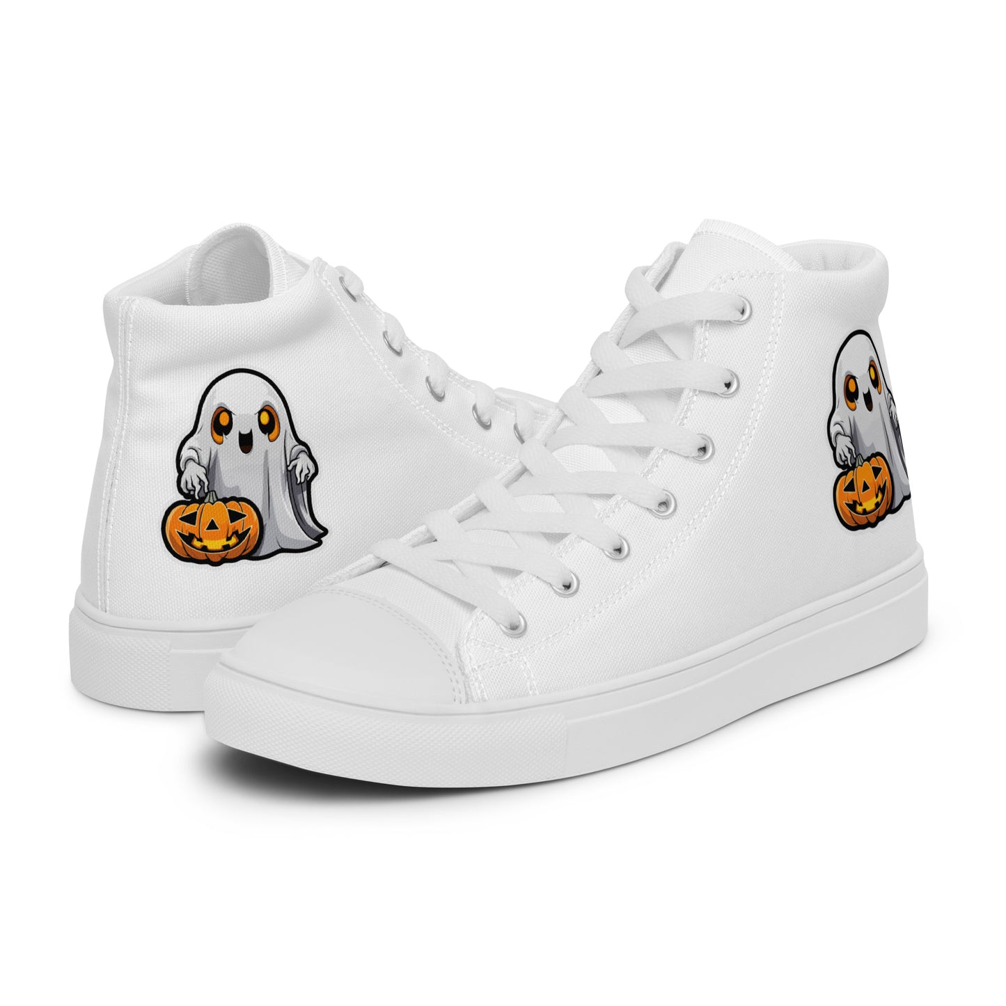 Halloween Women’s high top canvas shoes